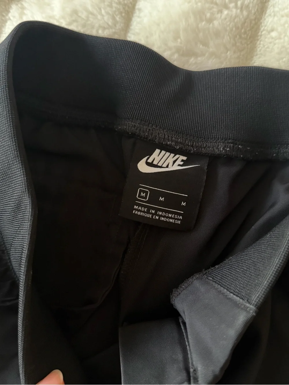Nike Black Cargo Pants With Zipper Details, Size M - Worn Once